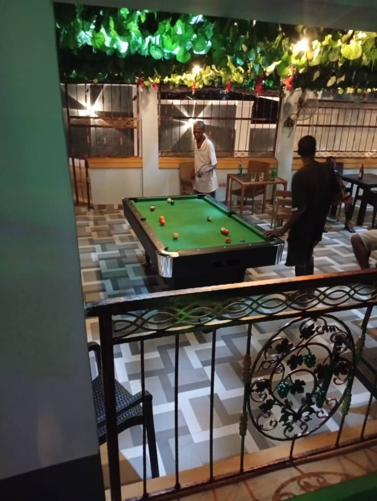 Pool Game Night View